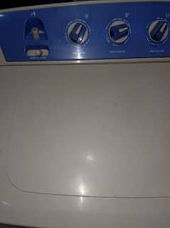 Super Asia washing machine twin tub model number SA- 242 clean wash