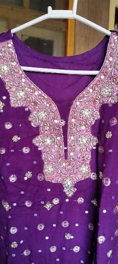 purple colour suit is available 0