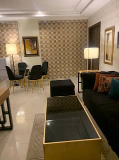 one bed fully furnishad appartment for rent in bahria town lahore
