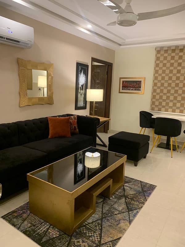 one bed fully furnishad appartment for rent in bahria town lahore 1