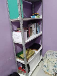 clothes stand + book shelf