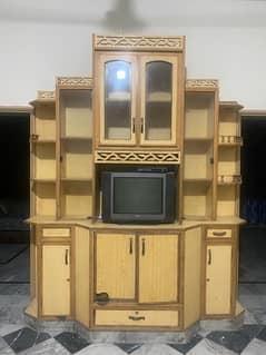 Tv cabinet with free sony tv