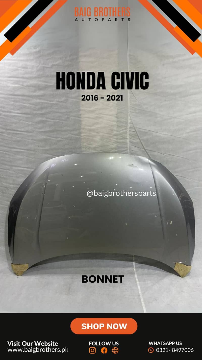 Honda Civic Rebirth Radiator AC Door Machine Side Mirror Sun Roof Gear 11