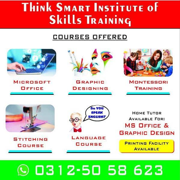 Home Based Tutor for MS Office & Graphic Designing Course 1