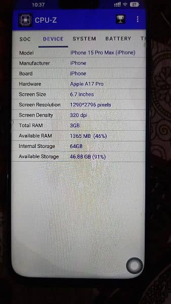 iphone 15pro max PTA approved dual sim 8