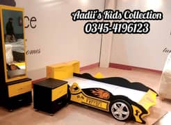 Car Bed with Free Sidetable