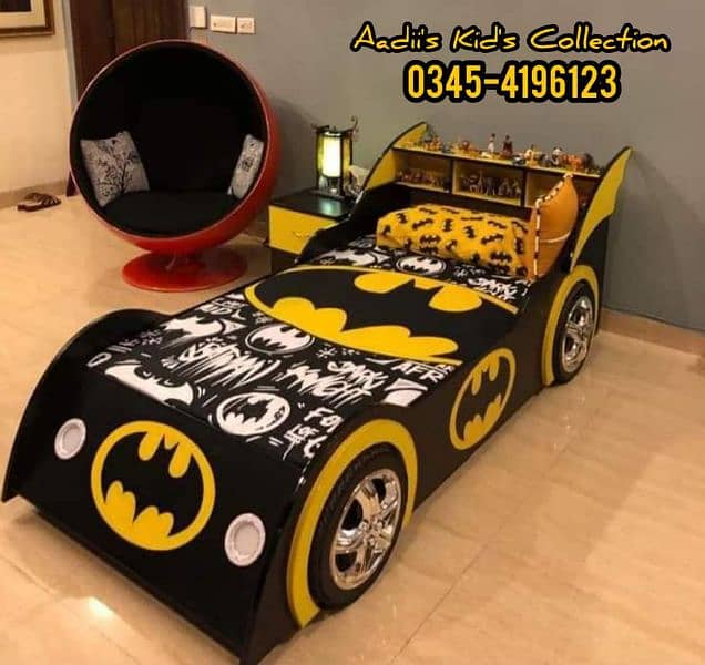 Car Bed with Free Sidetable 12