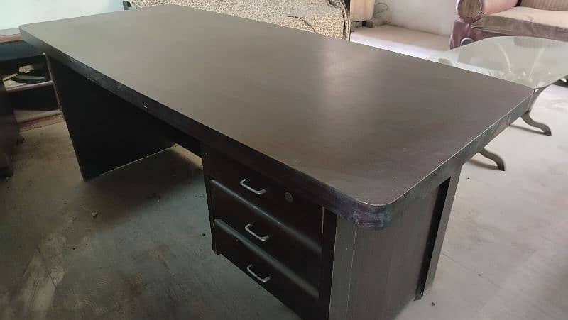 Office Table Brown Color 1