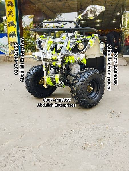 125cc Jeep model atv quad bike 4 wheel for sale delivery all Pak 8