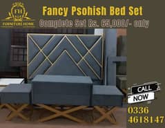 bedset/kingsize double bed/poshish bedset /dressing table/luxury bed