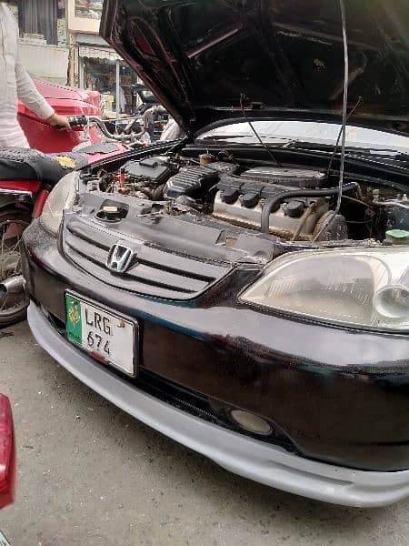 civic 2004 body kit of fiber double layer 3