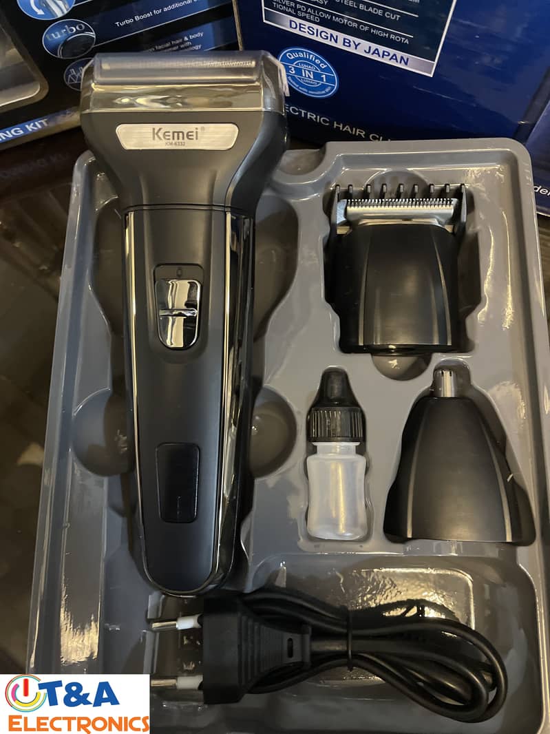 Trimmer Kemei 3 in 1 kit for use Man 03334804778 0