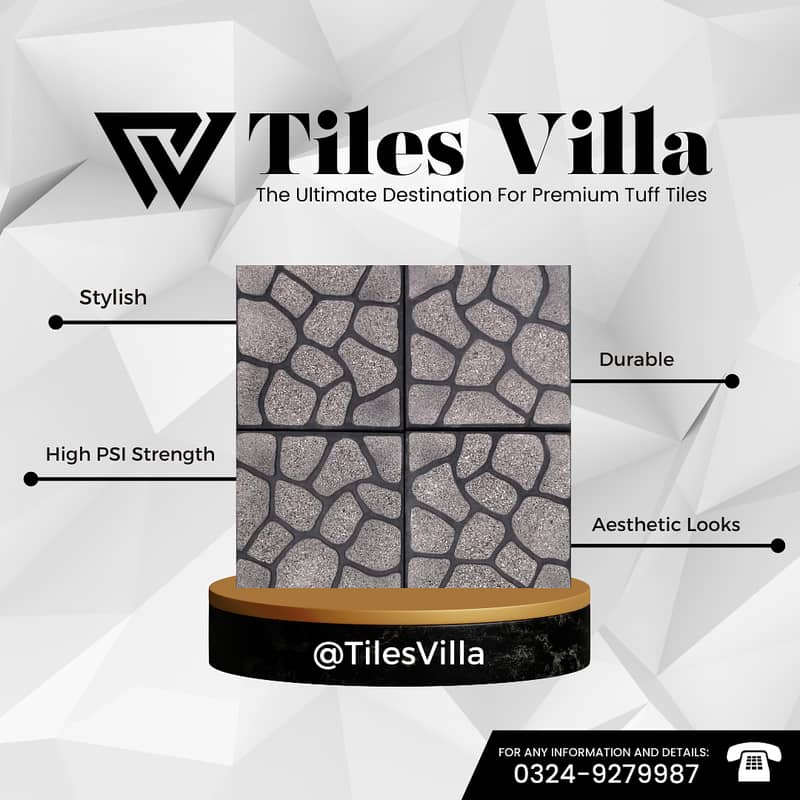 Tuff Tiles / Tough Tiles / Driveways Tiles / Patio Tiles 1