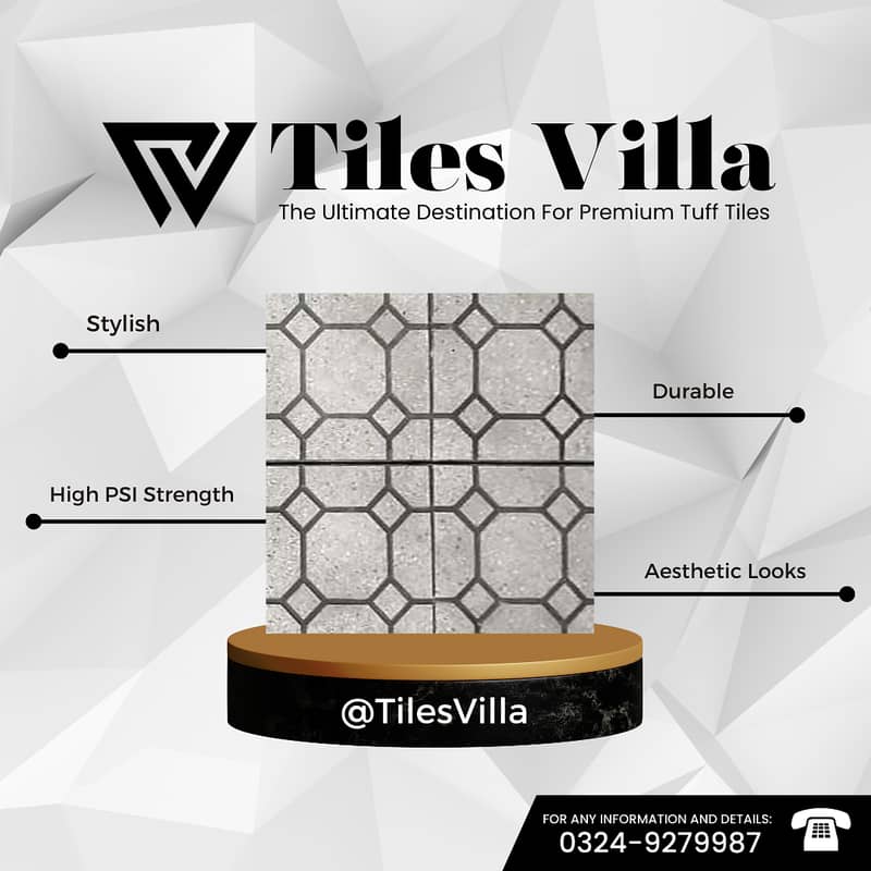 Tuff Tiles / Tough Tiles / Driveways Tiles / Patio Tiles 3