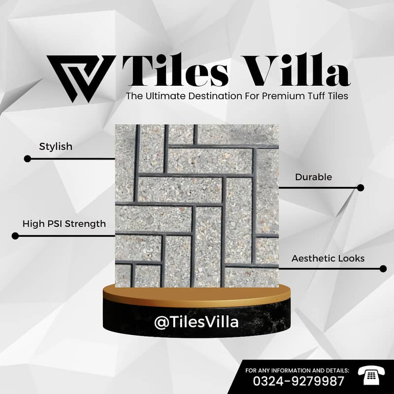 Tuff Tiles / Tough Tiles / Driveways Tiles / Patio Tiles 8