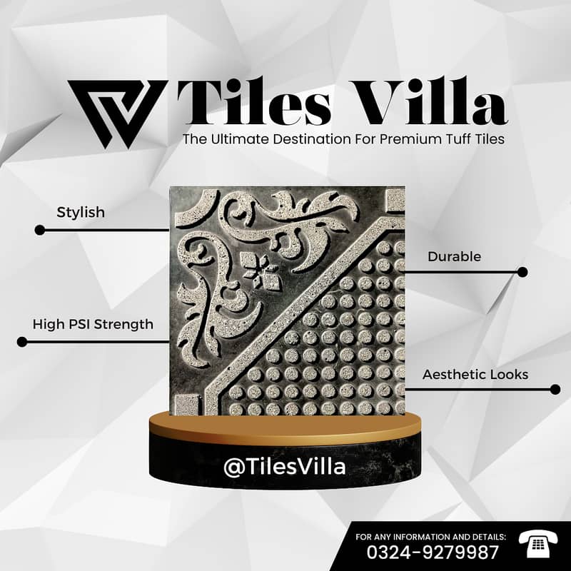 Tuff Tiles / Tough Tiles / Driveways Tiles / Patio Tiles 12