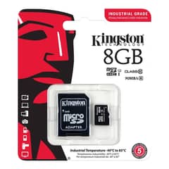 Kingston 8GB Micro SD Card 0