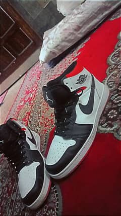 Nike Air Jordans Black and Red combination size 43,44