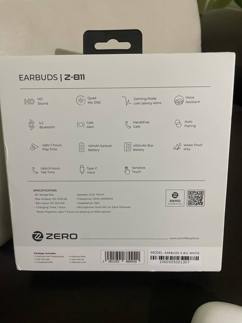 Zero Z-811 Z-buds 3