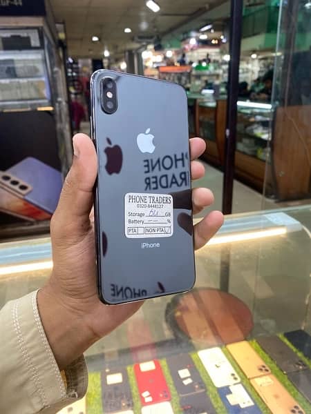 IPHONE XSMAX 64 GB NON PTA FACTORY UNLOCK BATTER MSG 0