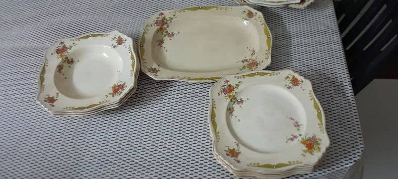 100 years old Antique 1928 Royal Winton Grimwades BEDFORD plates 1