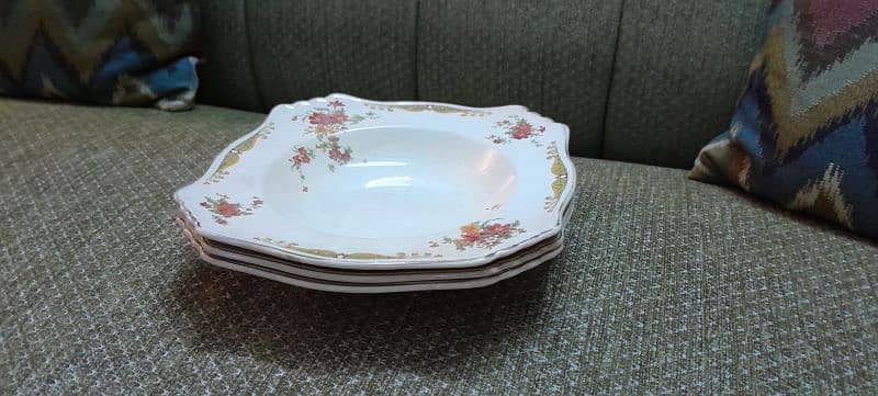 100 years old Antique 1928 Royal Winton Grimwades BEDFORD plates 12