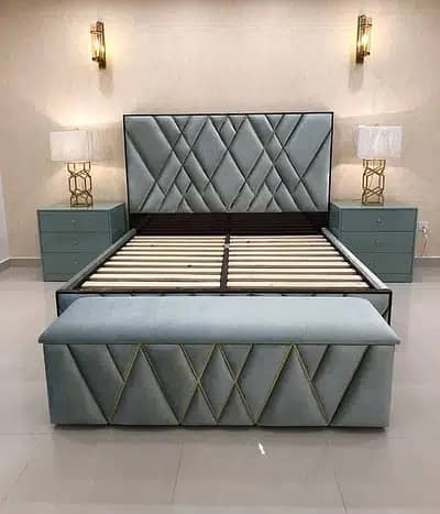 Poshish bed/bed set/bed for sale/king size bed/double bed/furniture 1