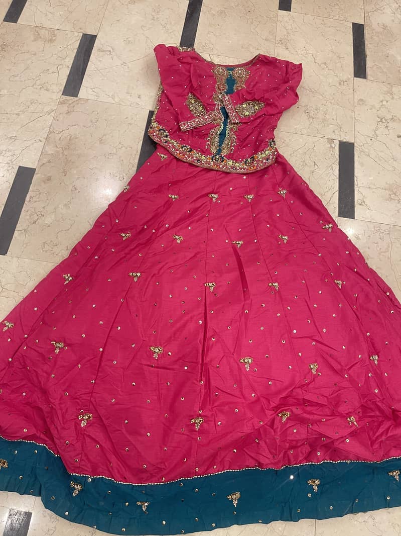Bridal Mehndi Dress/ Wedding Dress for sale 5