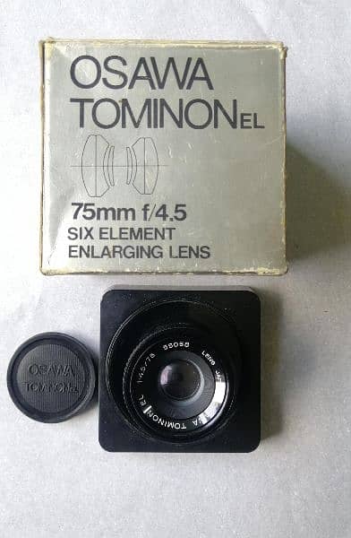 Japan made camera lens ( osawa tominiel ) 2