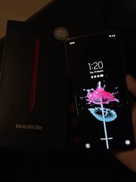 galaxy note 10 lite pta approved aura red with box 1