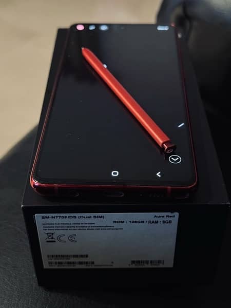 galaxy note 10 lite pta approved aura red with box 2