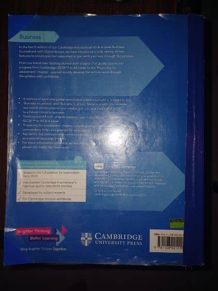 Business A Level Cambridge A Level Coursebook 1