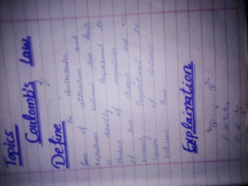 Handwritten Assignment work 9