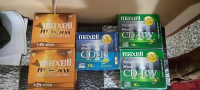 maxell blank CD & DVD