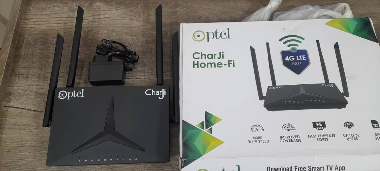 PTCL Charji Fi 4g Router without SIM 1
