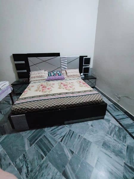 Pure Good Quality Wooden Bed Set. 4