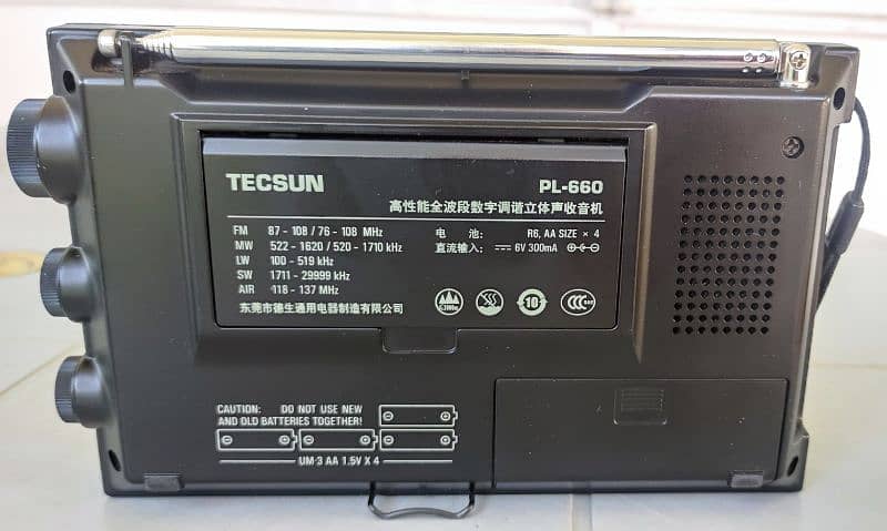 Tecsun PL-660 Digital AM/FM/SSB/Air Band Radio 1