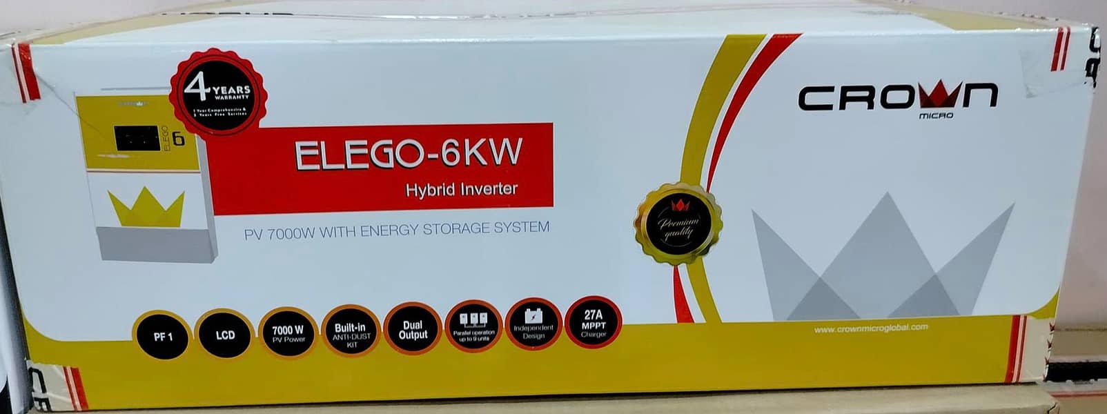 Crown Elego 6KW Hybrid Inverter (PV-7000) 3