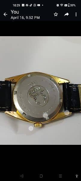 TITUS AUTOMATIC WATCH IN EXCELLENT CONDITION  . . . M. ORE 7