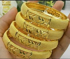 luxury dubai 24k gold color Bangels 0