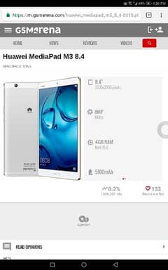 Huawei MediaPad M3

4/16 condition 9/10