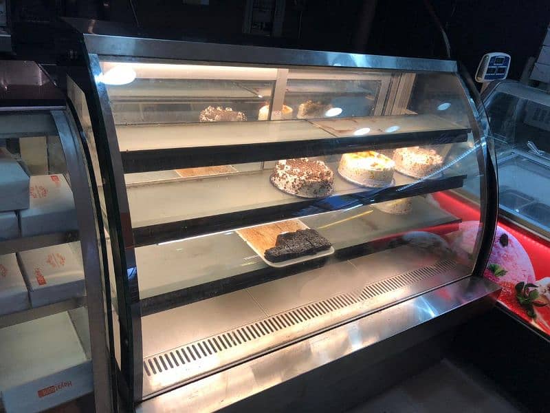 bakery country cake chiller display racks cash counter brand new 2