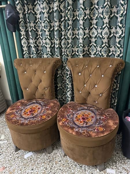 sofa chairs with tea table 1