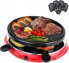 Tonze Raclette Grill for 4 People with 4 Raclette Pans.  @amazon finds 0