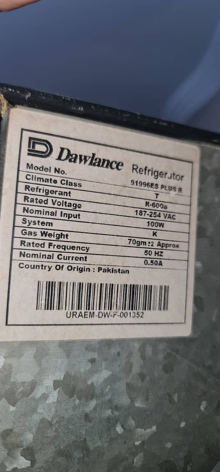 Dawlance 91996 ES PLUS 18cft Refrigerator 5