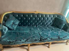 Sofa set / 7 seater sofa / luxury sofa/ velvet sofa