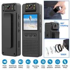 L12 Mini Body Camera Wifi Video Recorder 1080p Wearable security cam