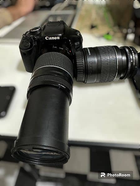 CANON EOS 600D BODY WITH 2 LENS. . 300MM WITH 55MM ORIGINAL LENS 3