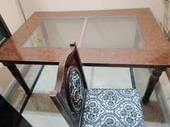 Dining Table with 6 Chairs For Sale