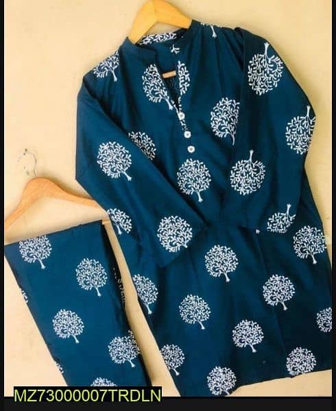 Fabric: Linen
•  Product Type: Suit
•  Pattern: Printed 1